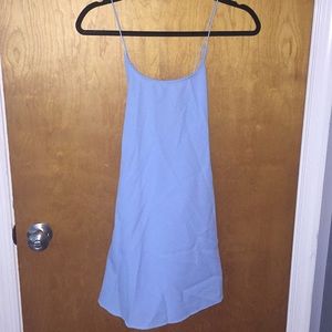 Light blue spaghetti strapped sundress